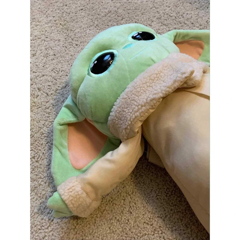 Baby Yoda Grogu Backpack and Plush Toy in 1 Soft Adorable Zip Close 16 Inch NWT